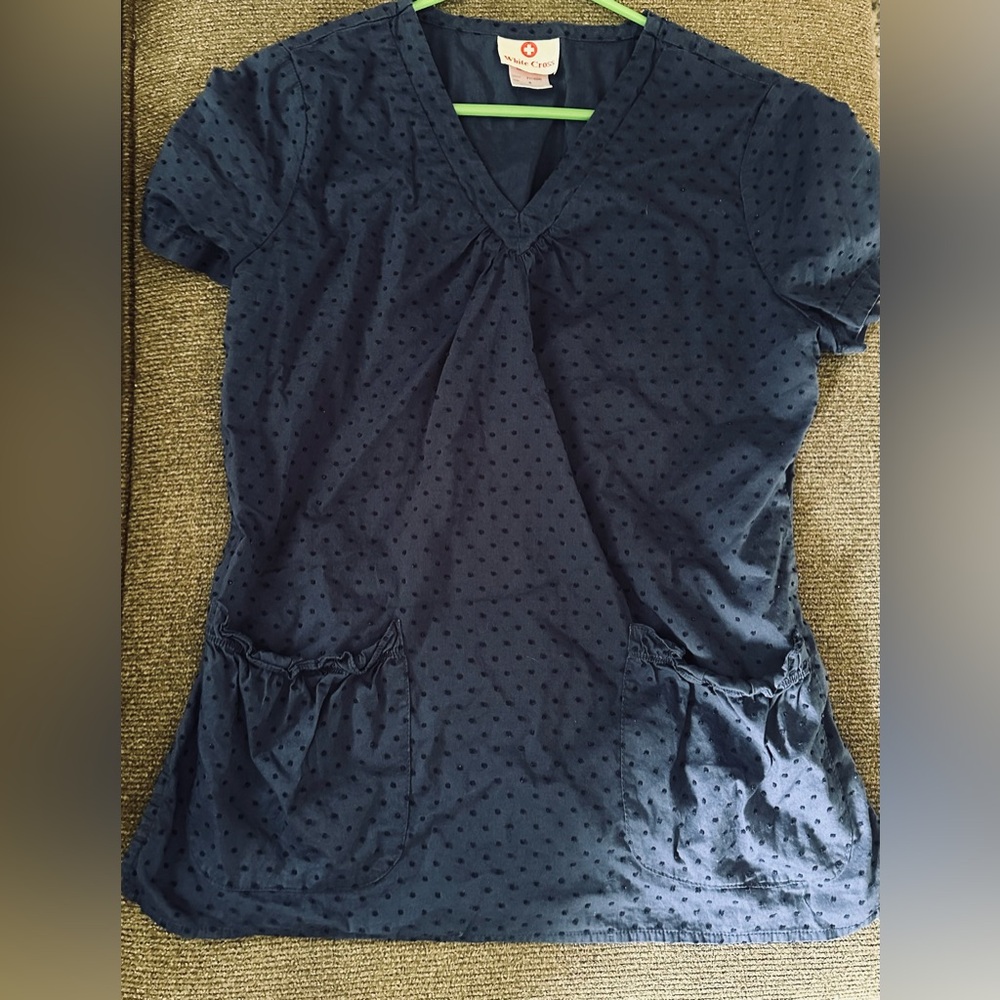 Small scrub top navy
